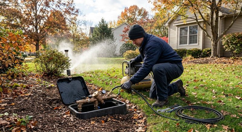 Irrigation Winterization in Reno, NV