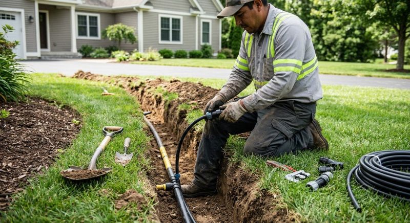 Sprinkler Line Replacement in Aiken, SC