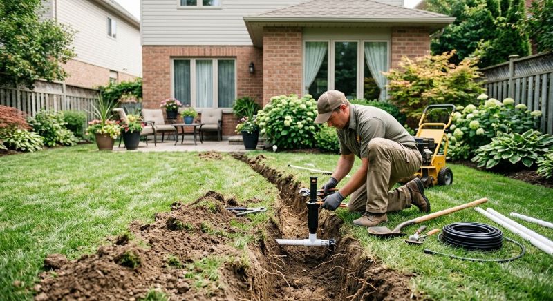 Garden Sprinkler Installation in Aiken, SC