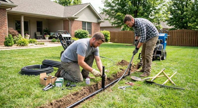 Outdoor Sprinkler Installation in Aiken, SC