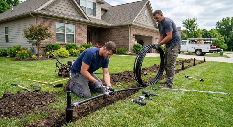 Outdoor Sprinkler Installation in Aiken, SC